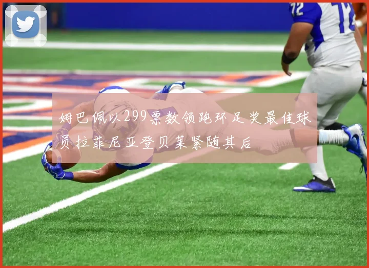 姆巴佩以299票数领跑环足奖最佳球员拉菲尼亚登贝莱紧随其后